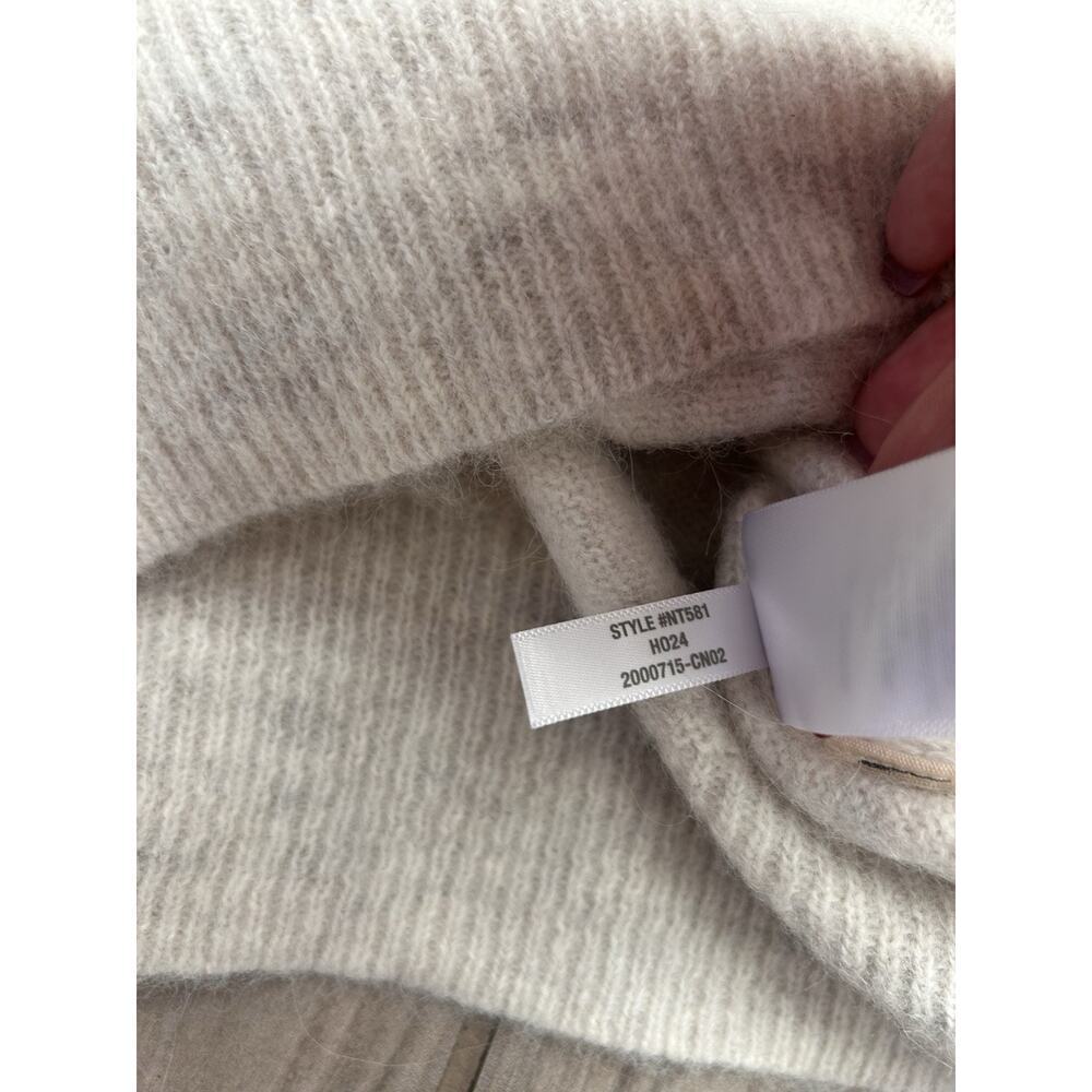Madewell $118 Alpaca-Blend Mockneck Puff Sleeve Sweater Size S NT581 - Picture 5 of 6
